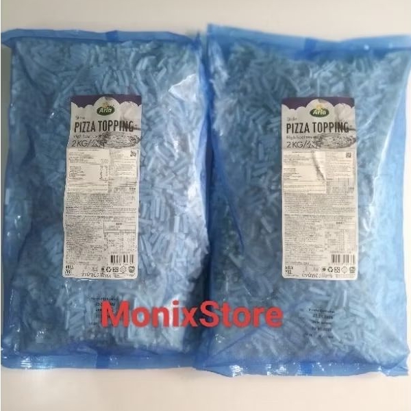

Mozzarella Arla Pizza Topping Shredded 2KG | Dairy Partners Shredded Mozzarella 2KG