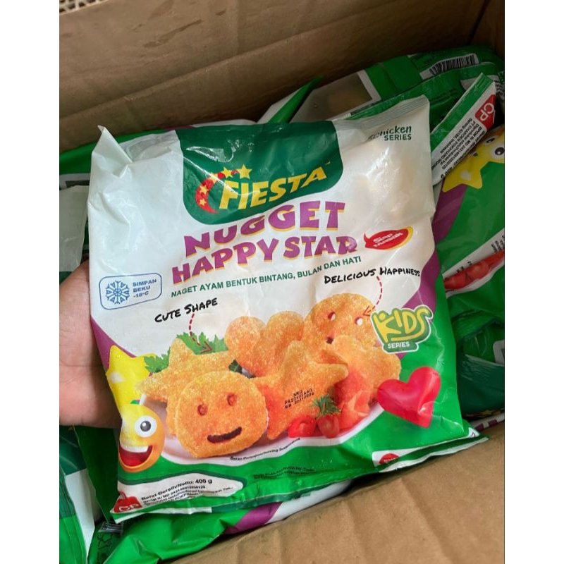 

Fiesta Nugget Happy Star isi 400gram