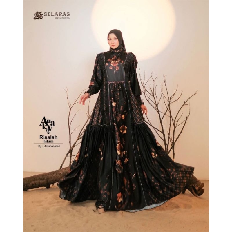 ADIBA SAHILA Set Risalah by Aurakay Gamis Premium Aurakay Terbaru