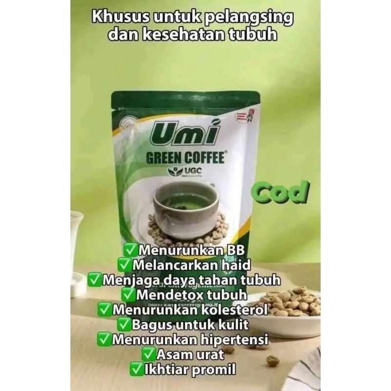 UGC umi green coffee Kopi hijau herbal