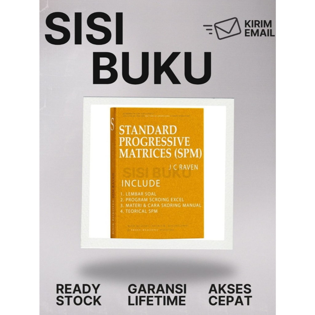 

[T-58] Alat Tes Psikotes Psikologi Raven SPM - Standard Progressive Matric