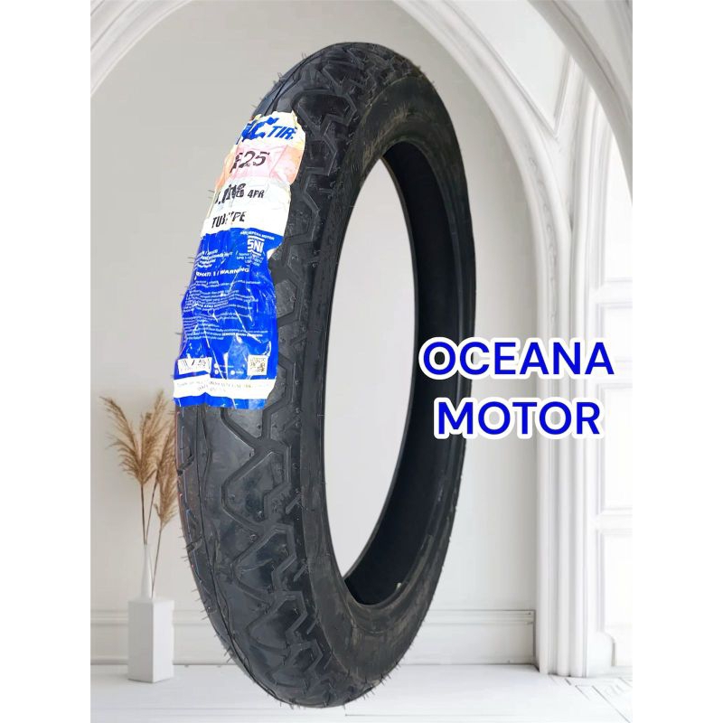 BAN LUAR IRC 300 RING 18 MOTIF NR 25 NON TUBLES (TIDAK TUBLES)