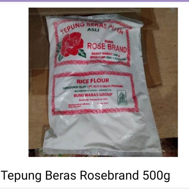 

tepung beras rose brand 500gram