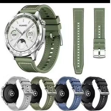 Strap/ Tali Jam Nylon Woven Braid 22mm Huawei Watch GT Series 46/ Watch Buds/ Ultimate Official Mode