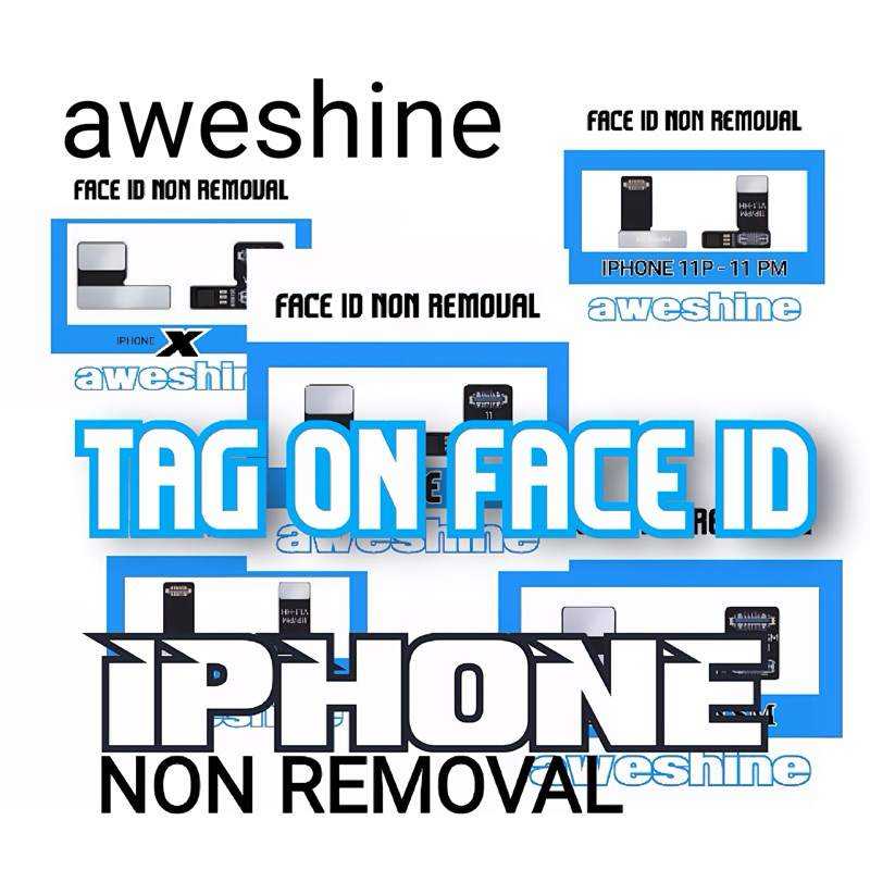 

TAG ON FACE ID NON REMOVAL MERK AWESHINE ORIGINAL