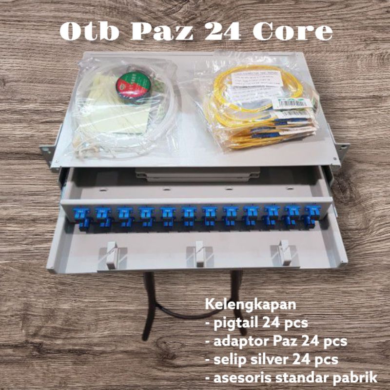 Otb 24 Core Merk Paz Type SC UPC Lengkap Original Paz