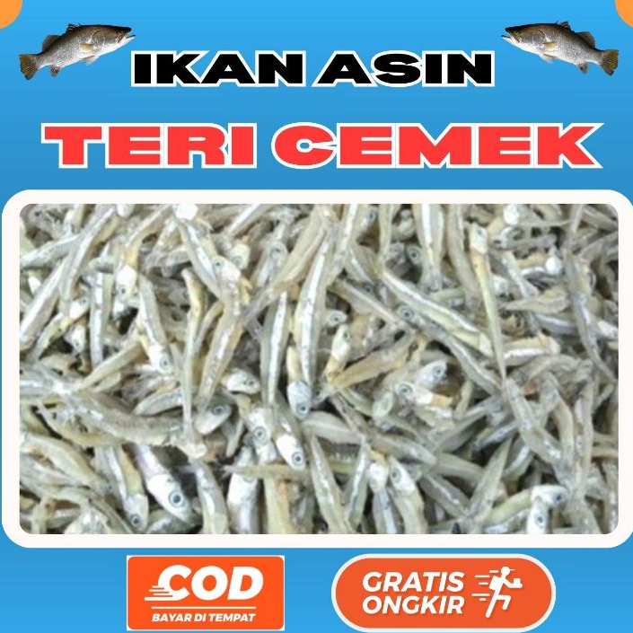 

Ikan Asin Teri Cemek Asli Cilacap Kualitas Super Enak Awet