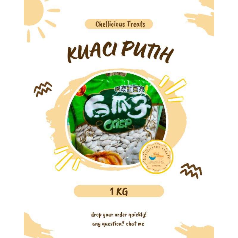 kuaci putih biji labu
