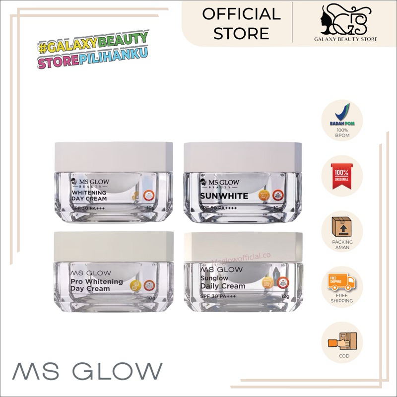 MS GLOW WHITENING DAY CREAM / DAY CREAM MS GLOW / MS GLOW Pro Whitening Day Cream