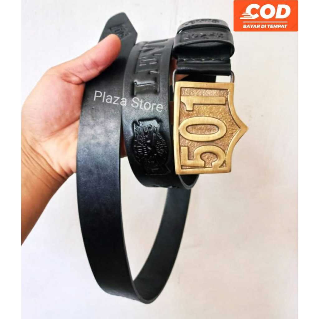 Ikat Pinggang Pria Original LVS 100% Kulit Asli LV24 Tabl dan Kokoh