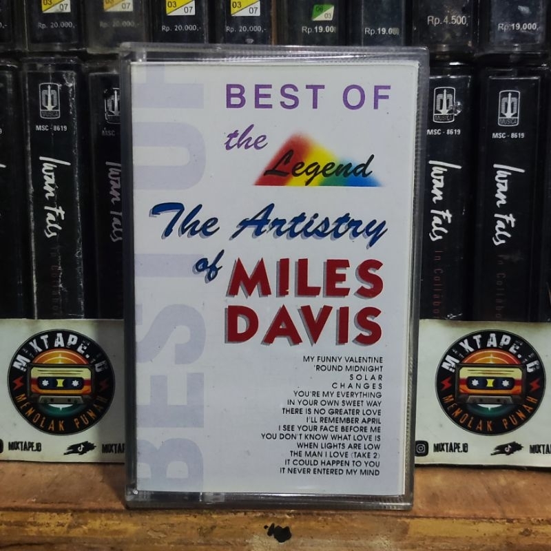 Kaset Pita - Miles Davis - Best Of The Legend - The Artistry Of Miles Davis - Radio Tape - Kaset - R