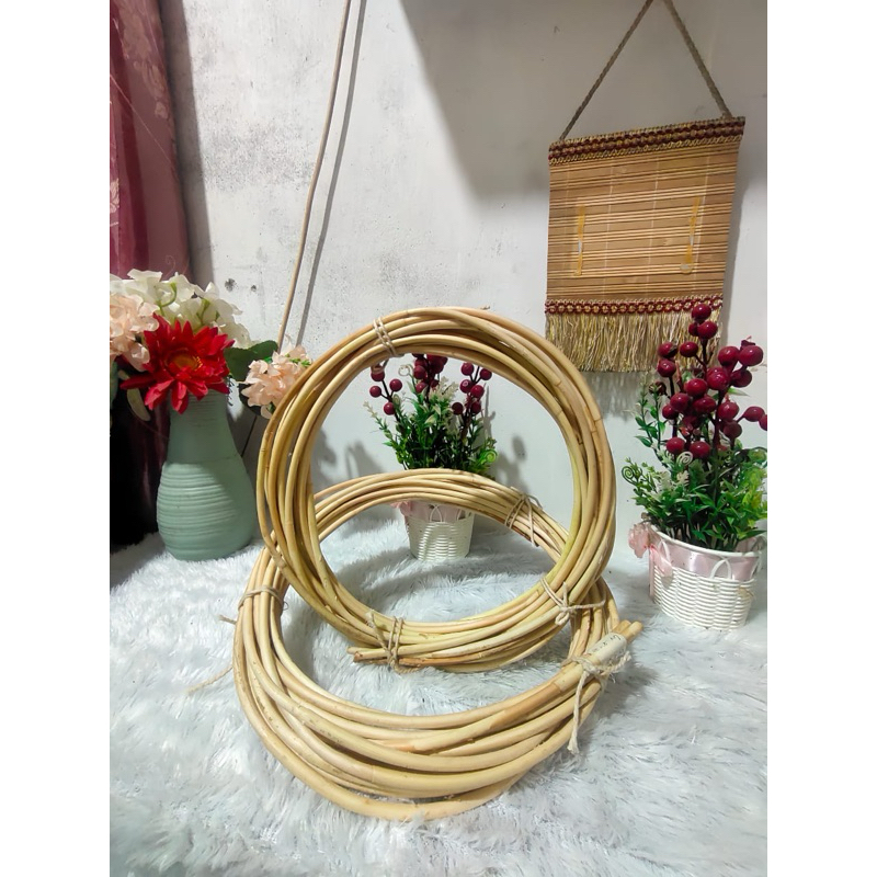 GULUNGAN ROTAN 3MM / BAHAN KERAJINAN BAHAN ANYAMAN ROTAN