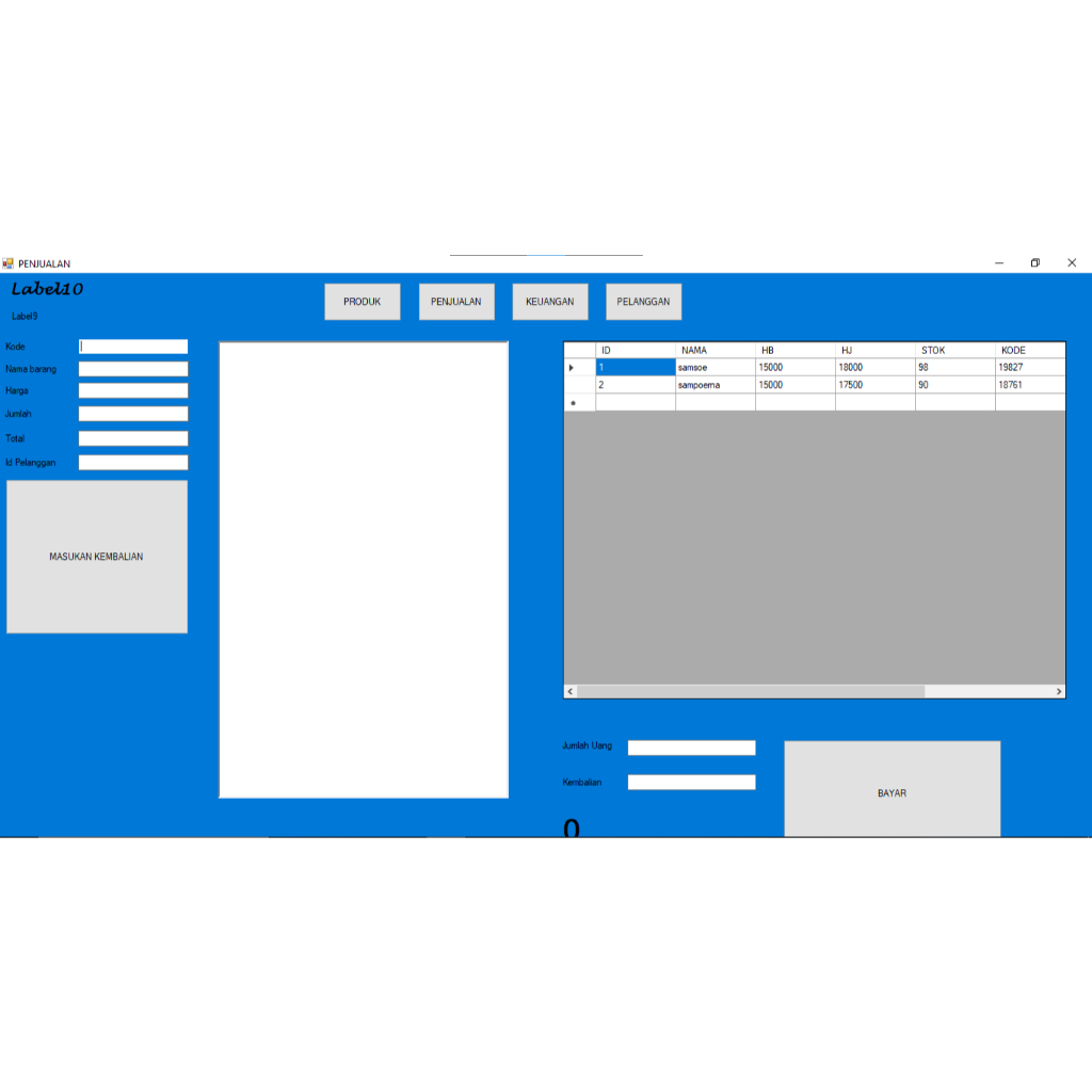 Software kasir laptop/pc KASIRNYA
