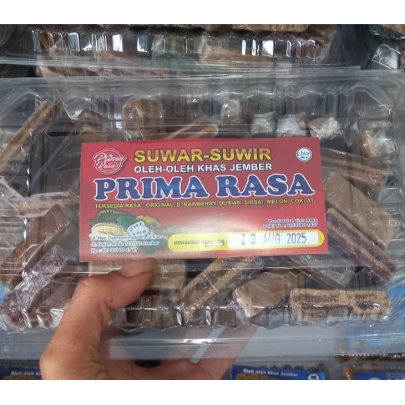 

suwar suwir-lapis-prima rasa coklat-350gr
