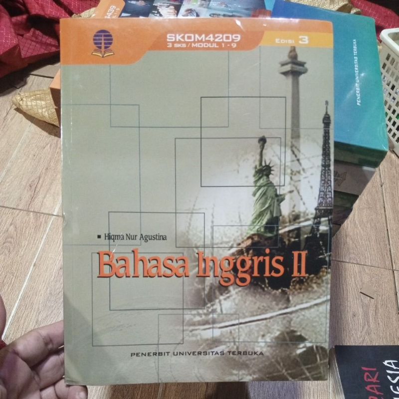 buku modul UT, Bahasa Inggris II edisi 3, modul universitas terbuka, kondisi baik sekali, tersegel, 