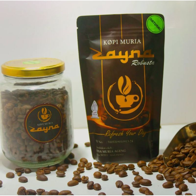 

Kopi Bubuk Robusta Tanpa gula Natural 150,gram [ Zayna ]