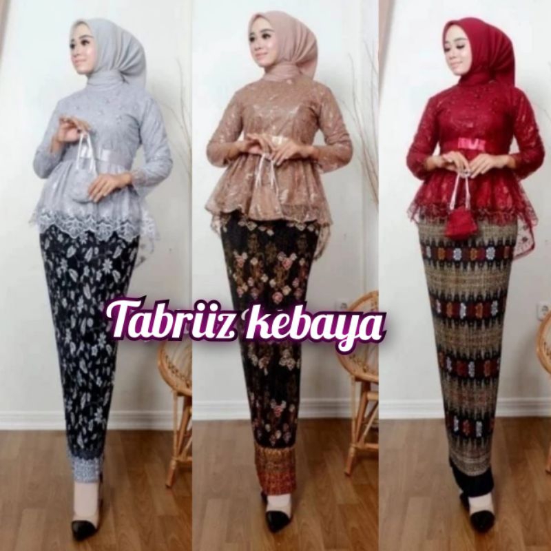 New kabaya wisuda aurora pita / baju kebaya wisuda modern / kebaya modern / tabriiz kebaya