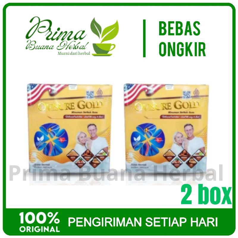 

OVISURE GOLD Terbaru paket 2 box Susu Nabati Premium Ampuh Mengobati Nyeri Sendi Dan Tulang