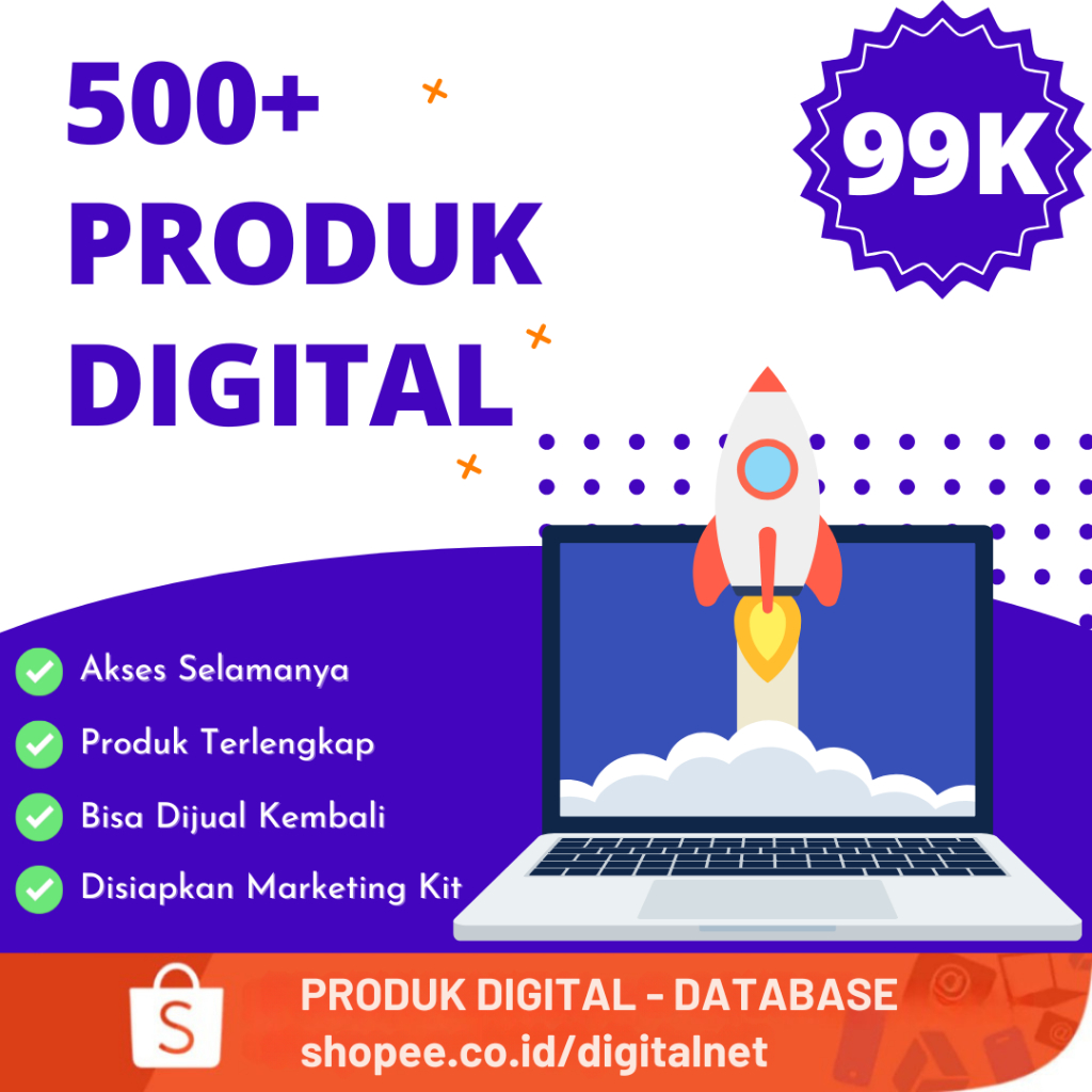 500++ DATABASE PRODUK DIGITAL PREMIUM UPDATE 2025 - Terlengkap & Termurah se-INDONESIA