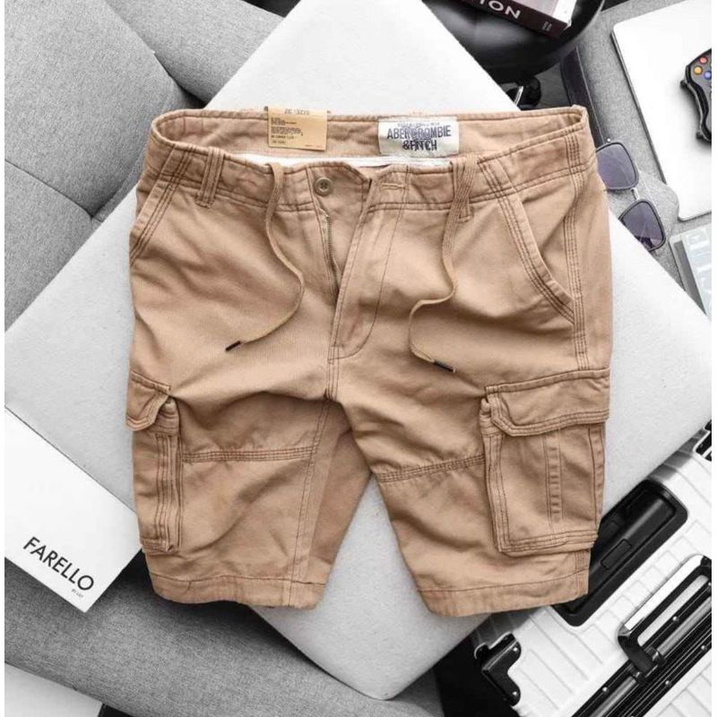 Celana Cargo Pendek Pdl Pria Celana Pendek Pria Cargo Bahan Melar