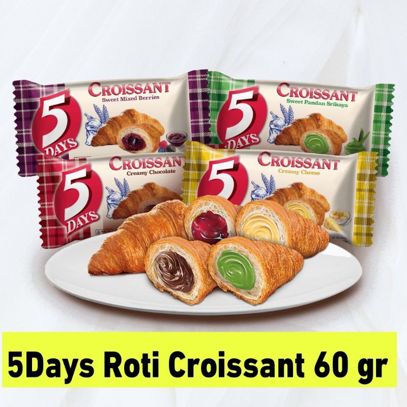 

Roti Croissant 60gram 5Daya