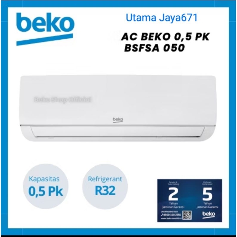 BEKO AC 1/2PK AC SPLIT 0,5PK BSFSA050