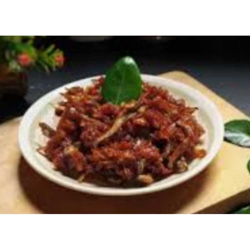 

sambal teri pedas