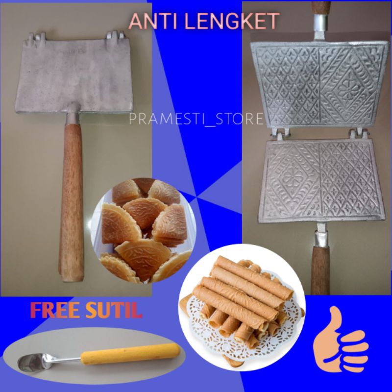 cetakan kue semprong/jepit/egg roll