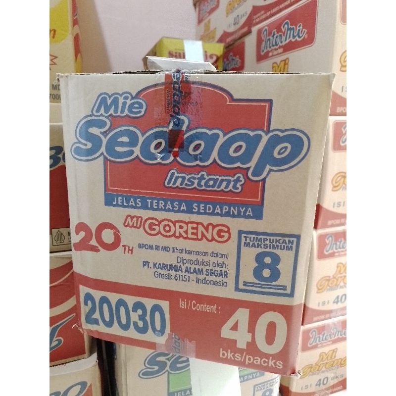 

Mie Sedaap Goreng Isi 40 Biji (Per Karton)