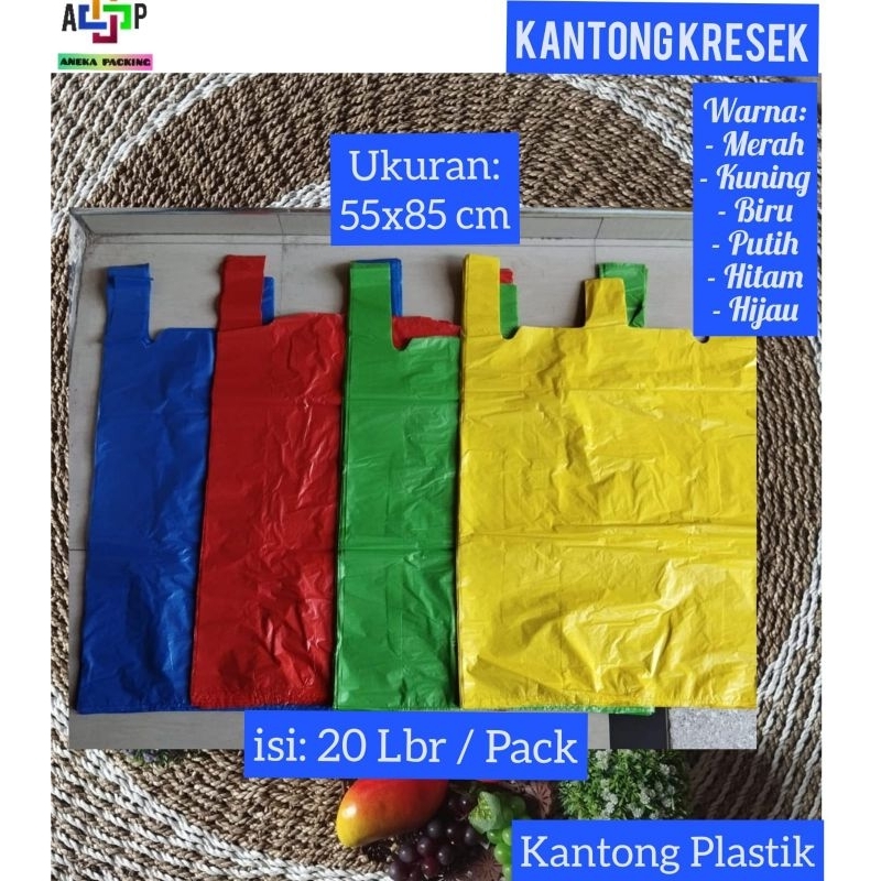 Kantong Plastik Kresek Besar 55x85 cm/Kantong kresek/Kresek