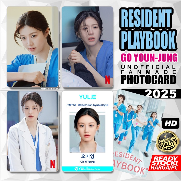 Photocard Resident Playbook Go Youn-Jung Photo Card Kartu Koleksi kdrama Korea drakor 2025
