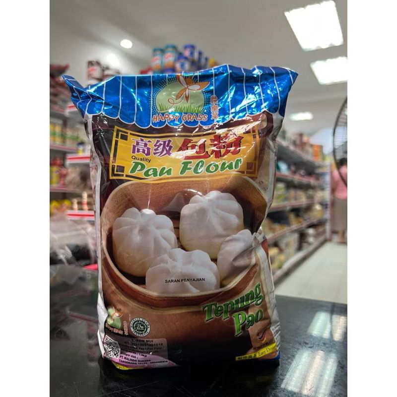 

Happy grass tepung pao /premium wheat flour tepung terigu 1.3kg