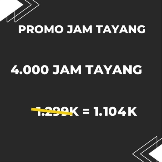 PROMO JAM TAYANGAN