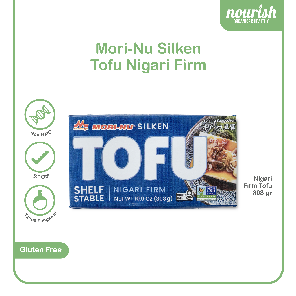 

Mori-Nu Silken Tofu Nigari (Tahu Non GMO) 349 gram
