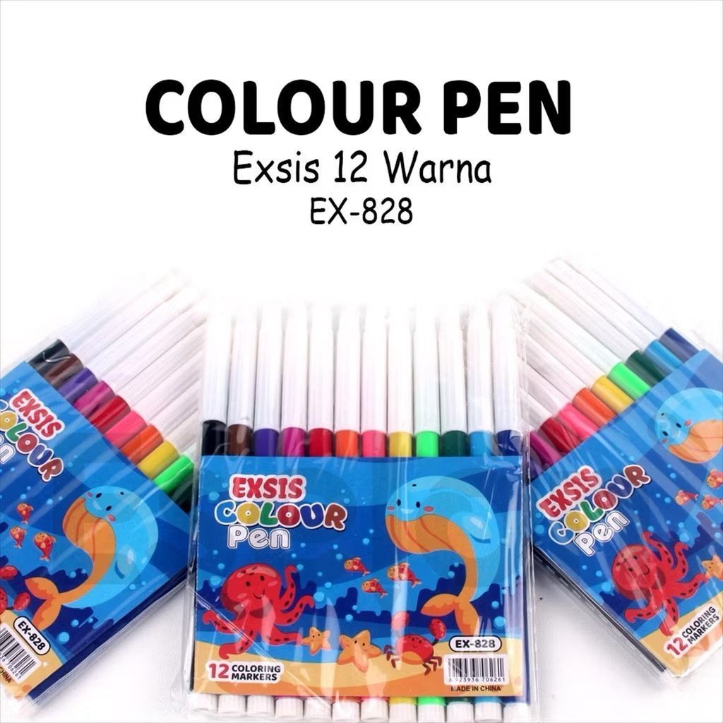 

spidol isi 12pcs spidol selusin spidol warna 12 pcs sepack selusin