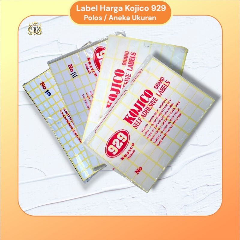 

Sticker Nama Kojico 929 / Label Harga / Label Nama Buku Serbaguna Size 108 110 111 112 113