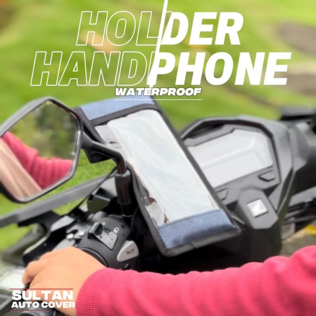 Holder HP Handphone Motor Waterproof Untuk Ojek Online Gojek Grab