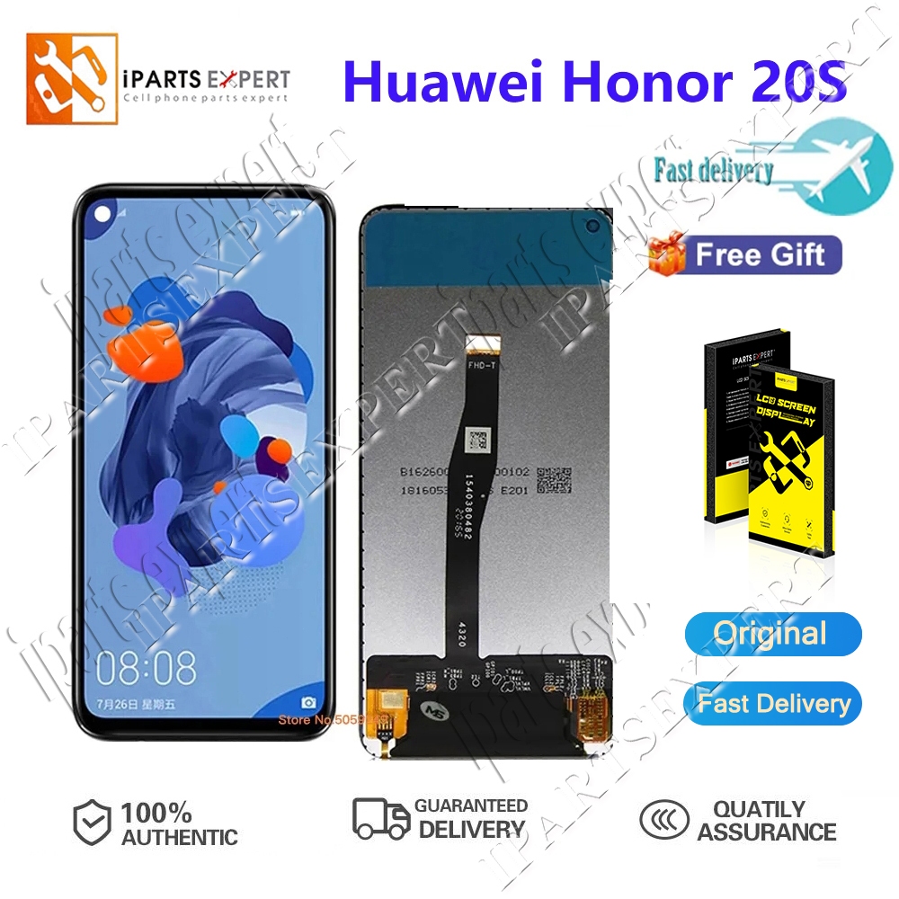 IPARTSEXPERT Original LCD For Honor 20S / Honor 20 / Huawei nova 5T Penggantian Layar Sentuh Tampila