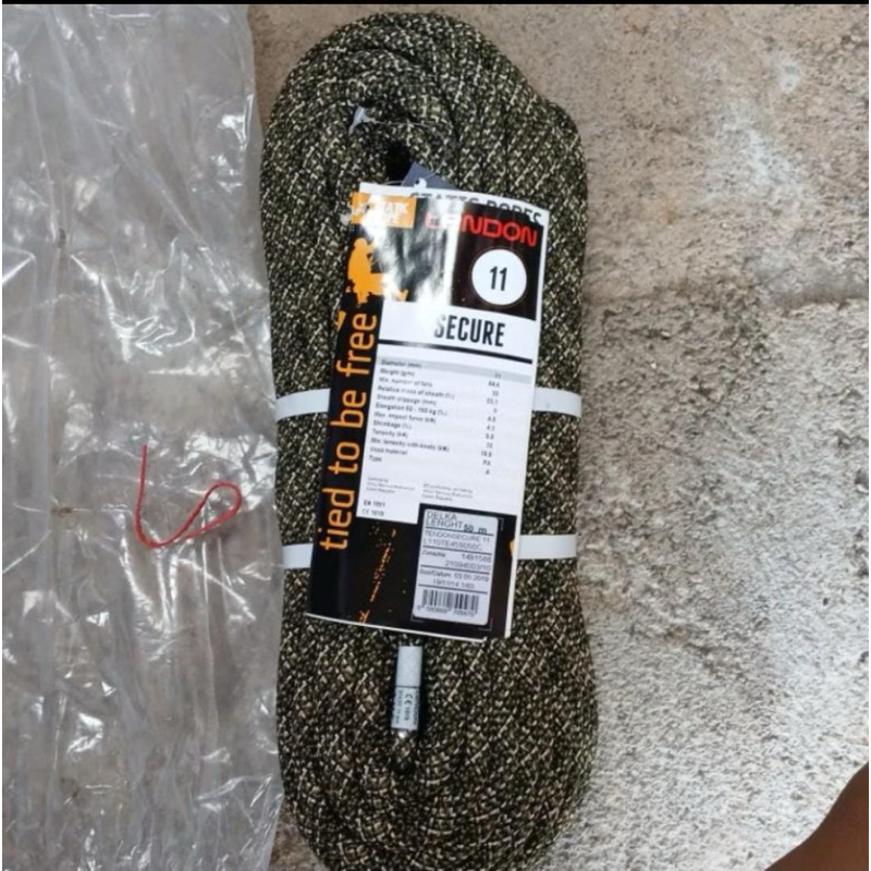 TALI KARMANTEL STATIS 11mm x 50m CARMANTEL TENDON SECURE ORIGINAL