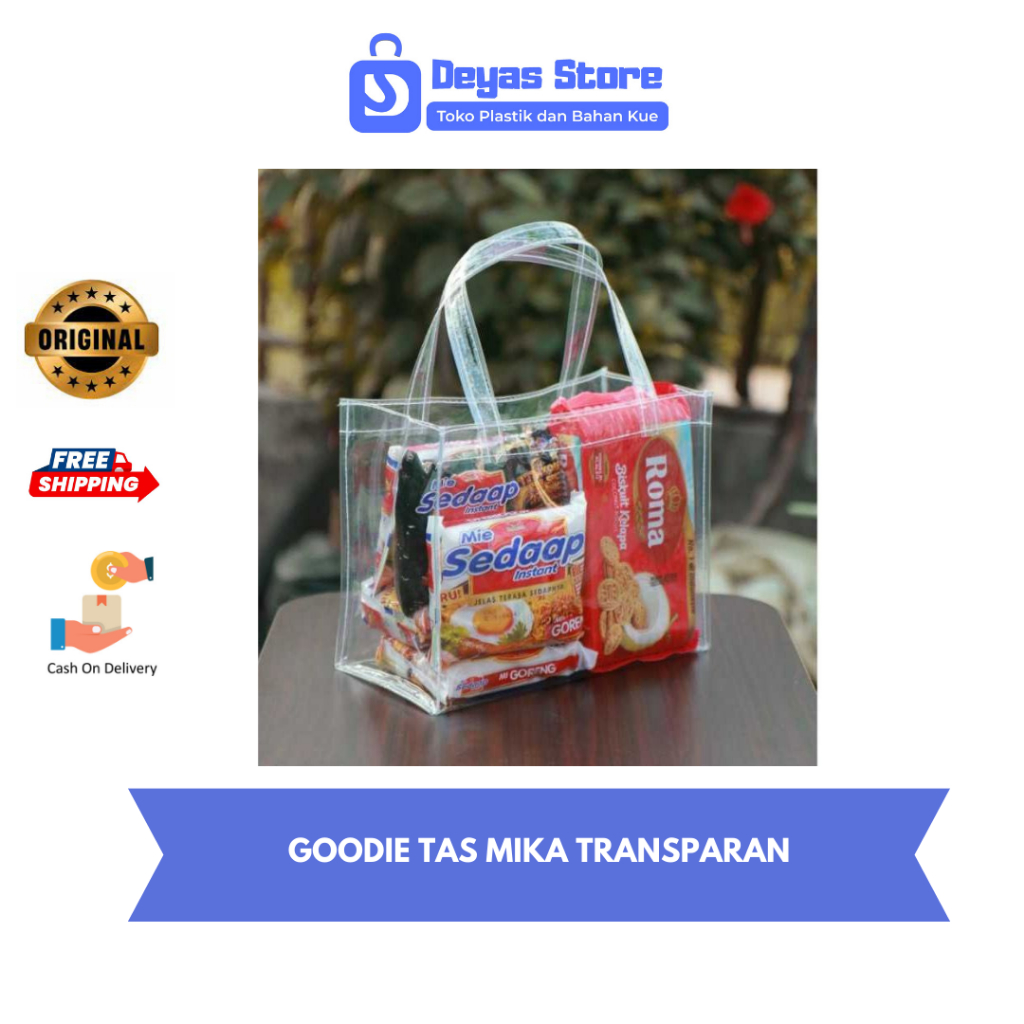

TAS MIKA TRANSPARAN HAMPERS SOUVENIR / TAS MIKA BENING