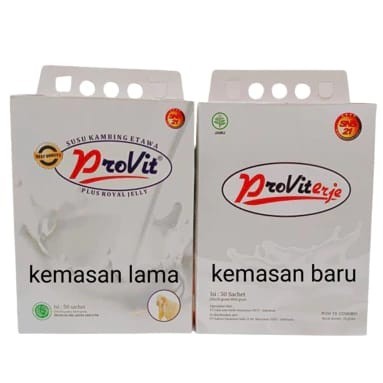 

Susu Kambing Etawa Provit 1Box isi 50 Scht KEMASAN BARU ORIGINAL