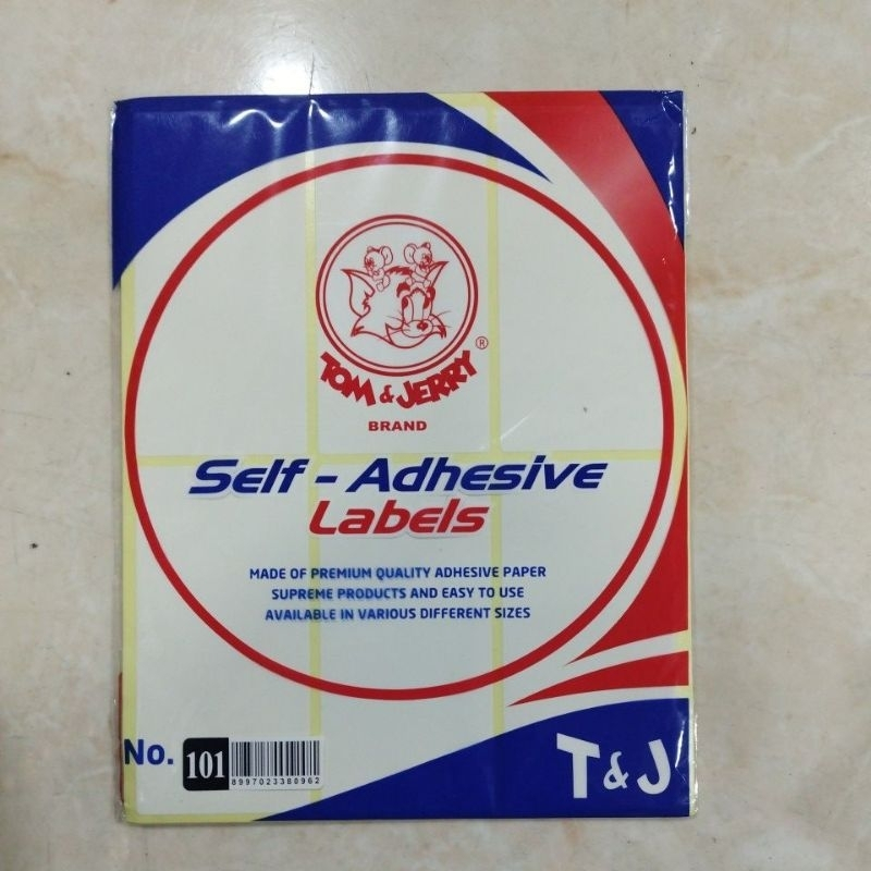 

Tom & Jerry Self-Adhesive Labels/Label Undangan No.101 (50 x 100mm)