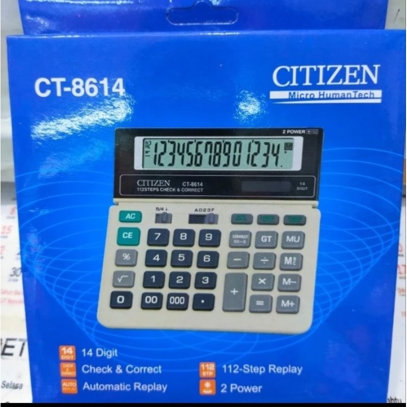 

KALKULATOR CITIZEN SDC 8614 BEST SELLER