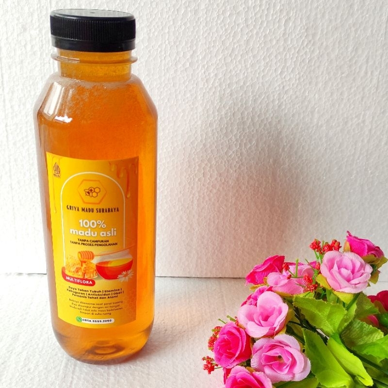 

Madu Multiflora 700gram Madu Asli Minuman Sehat Pengganti Gula detox Griya Madu Surabaya