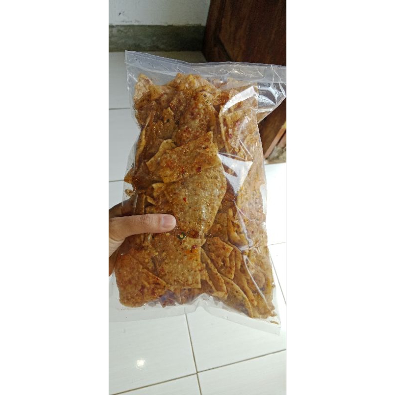 

SEBLAK KERING ELOD KACA PEDAS GURIH EXTRA DAUN JERUK UKURAN 500GRAM, CEMILAN VIRAL KEKINIAN