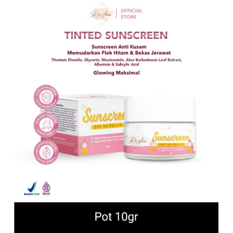 REISHA GLOW SUNSCREEN SUNBLOCK BB CREAM GLOWING