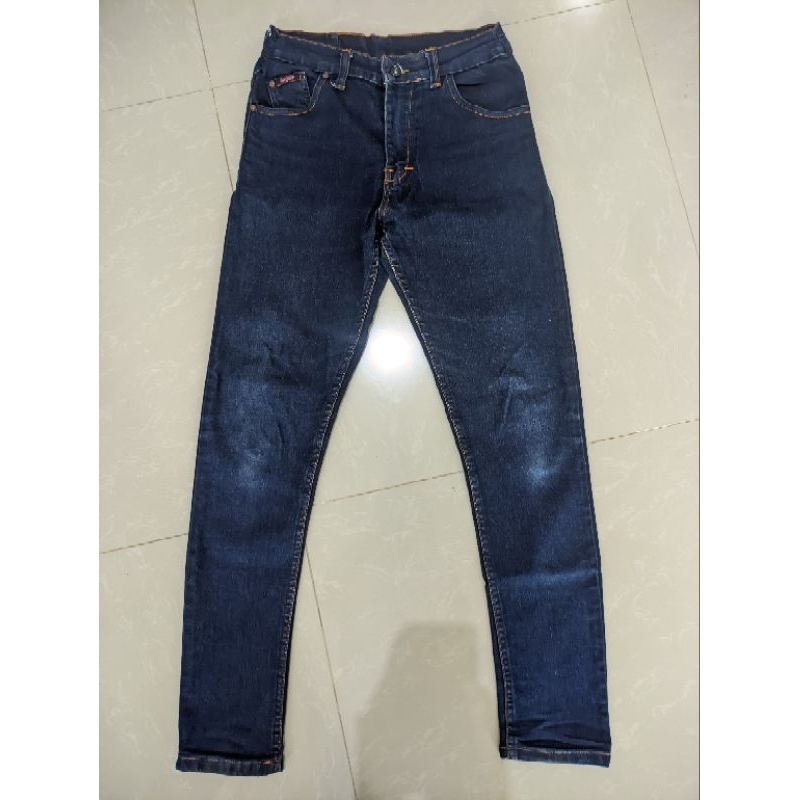 Celana Jeans Pensil Pria Second Size 29