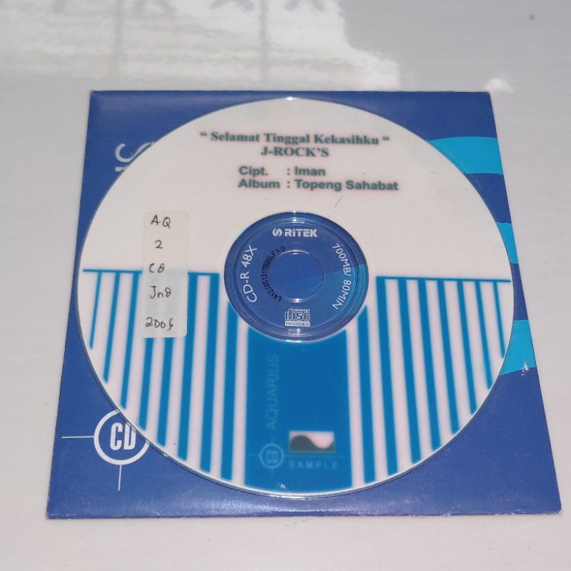 CD Sample J-Rocks - Selamat Tinggal Kekasihku