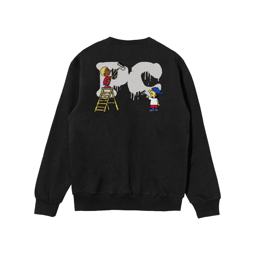 Public Culture - Vandalize Sweater - Black