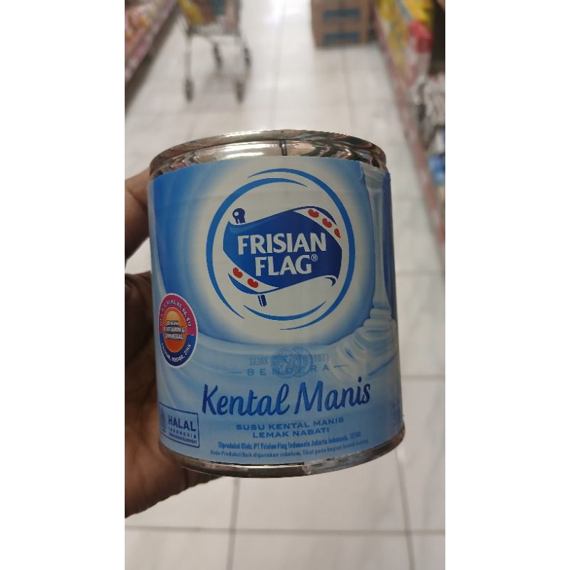 

Susu kental manis( SKM) kaleng frisian flag